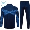 Paris Saint-Germain Sweat d'Entraînement Quarter-Zip 2025-26 Bleue Enfant